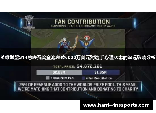 英雄联盟S14总决赛奖金池突破6000万美元对选手心理状态的深远影响分析 英雄联盟S14总决赛奖金池突破6000万美元对选手心理状态的深远影响分析